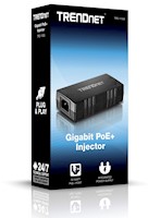 TRENDNET Inyector Gigabit PoE+ (30 Vatios) - TPE-115GI